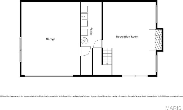 1225 Wissmann Dr, Ballwin, MO 63011 - view of floor plan / room layout