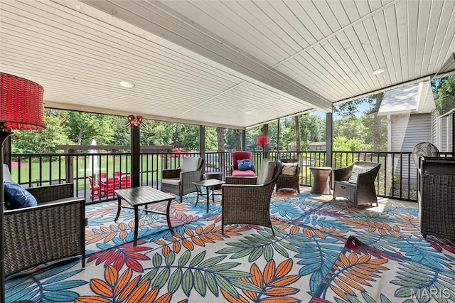 11178 Catatoga Dr, Plainview, IL 62685 - view of patio / terrace with an outdoor hangout area