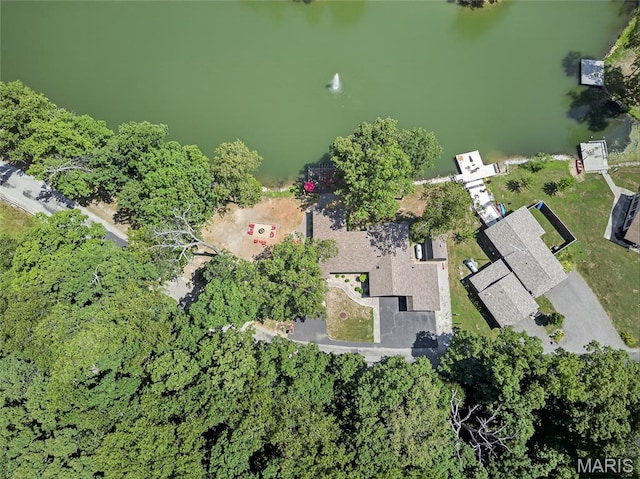 11178 Catatoga Dr, Plainview, IL 62685 - aerial view of property and surrounding area featuring a large body of water