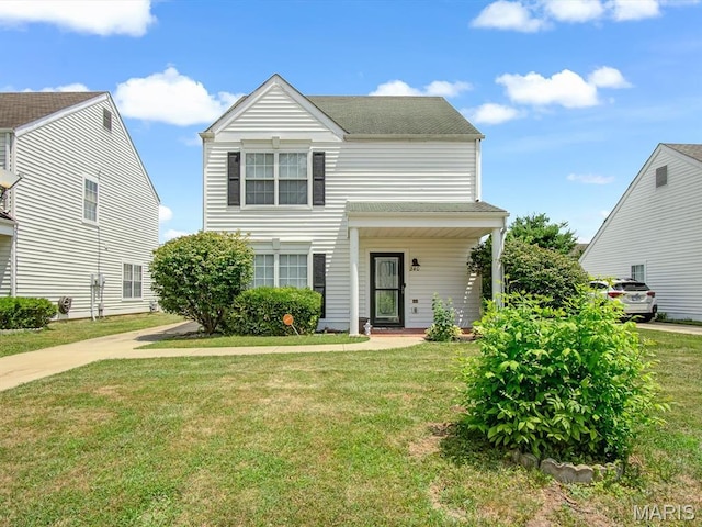 240 Brookmont Dr, Belleville, IL 62221 - traditional-style house featuring a front lawn