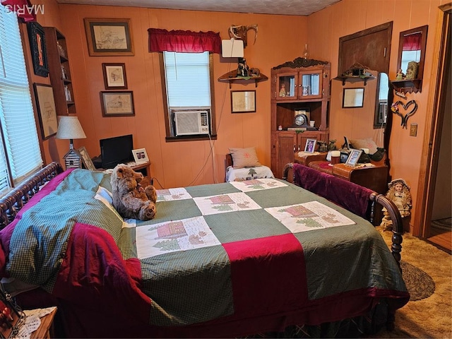 521 Cherry St, Tilden, IL 62292 - carpeted bedroom with cooling unit