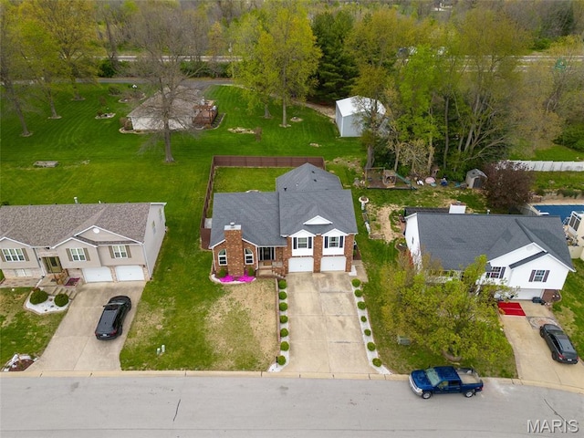 34 Windermere Dr, Glen Carbon, IL 62034 - view from above of property