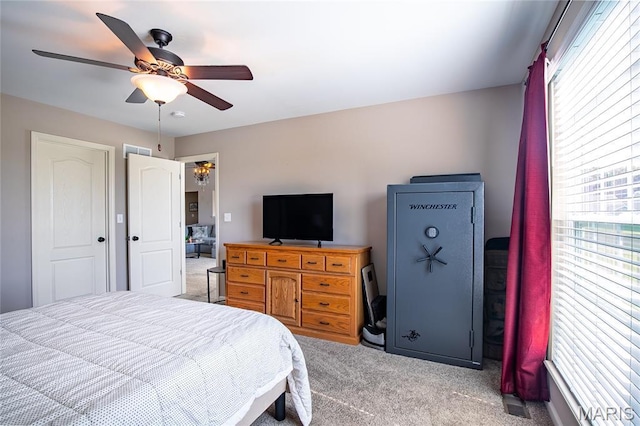 27492 Forest Ridge Ct, Warrenton, MO 63383 - carpeted bedroom with ceiling fan