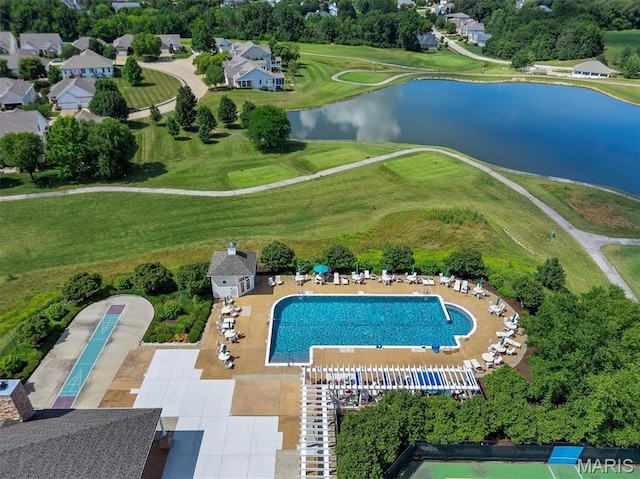 1011 Hawks Landing Dr, Lake St Louis, MO 63367 - drone / aerial view of a large body of water