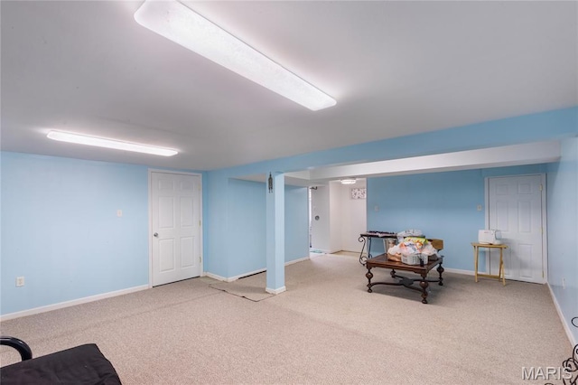 7373 Marwinette Ave, Saint Louis, MO 63116 - sitting room featuring carpet floors