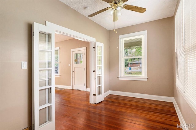 11714 Larimore Rd, Saint Louis, MO 63138 - empty room with wood finished floors and a ceiling fan