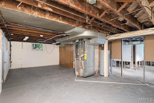 11714 Larimore Rd, Saint Louis, MO 63138 - below grade area with water heater and heating unit