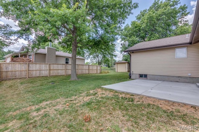 3534 Carriage Run Dr, Saint Charles, MO 63303 - view of yard with a patio area