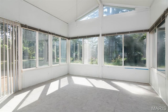 110 N 74th St, Belleville, IL 62223 - unfurnished sunroom with vaulted ceiling