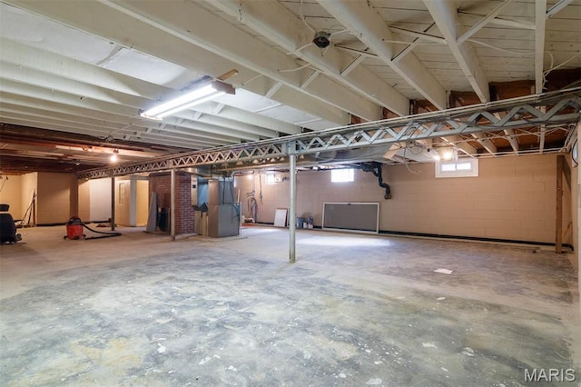 110 N 74th St, Belleville, IL 62223 - basement featuring heating unit