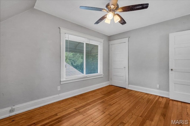 401 Estelle Ave, Ferguson, MO 63135 - spare room with light wood-type flooring and ceiling fan