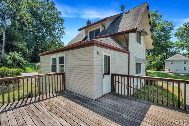 401 Estelle Ave, Ferguson, MO 63135 - deck with a lawn