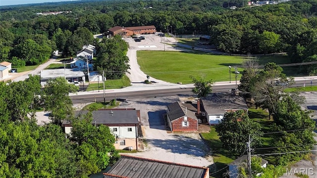 2801 High Ridge Blvd, High Ridge, MO 63049 - bird's eye view of a heavily wooded area