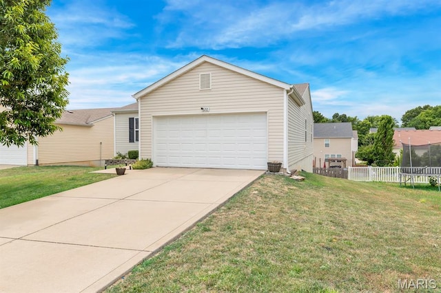 688 Rabbit Run Dr, Wentzville, MO 63385 - view of front of home with a garage and concrete driveway