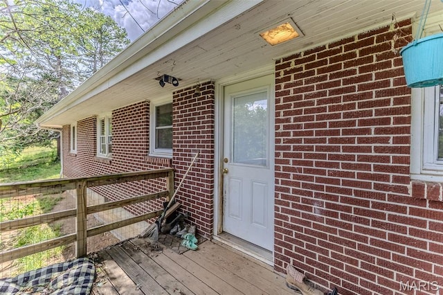 304 Warren St, Richland, MO 65556 - view of wooden deck