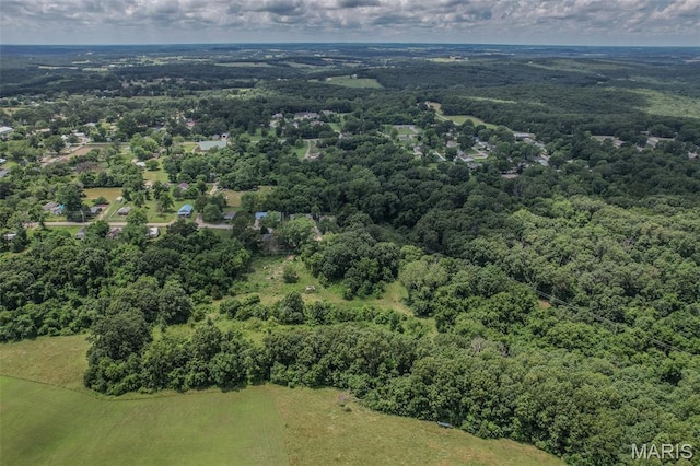 304 Warren St, Richland, MO 65556 - bird's eye view of a heavily wooded area