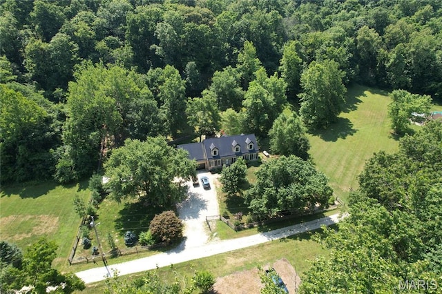 1333 Poor Farm Hollow Rd, Hardin, IL 62047 - aerial view of property and surrounding area with a heavily wooded area