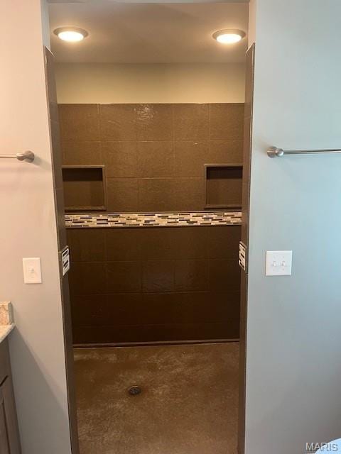 1333 Poor Farm Hollow Rd, Hardin, IL 62047 - bathroom featuring vanity and a shower