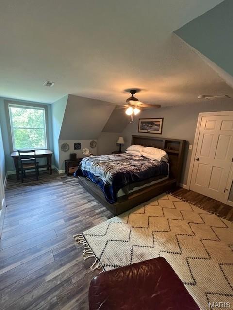 1333 Poor Farm Hollow Rd, Hardin, IL 62047 - bedroom featuring wood finished floors and ceiling fan