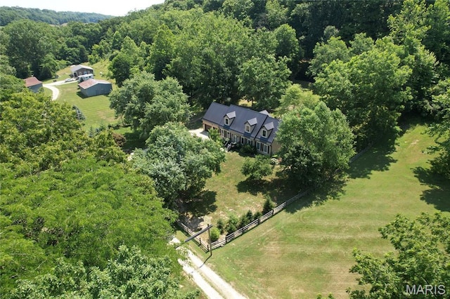 1333 Poor Farm Hollow Rd, Hardin, IL 62047 - aerial view of sparsely populated area with a forest