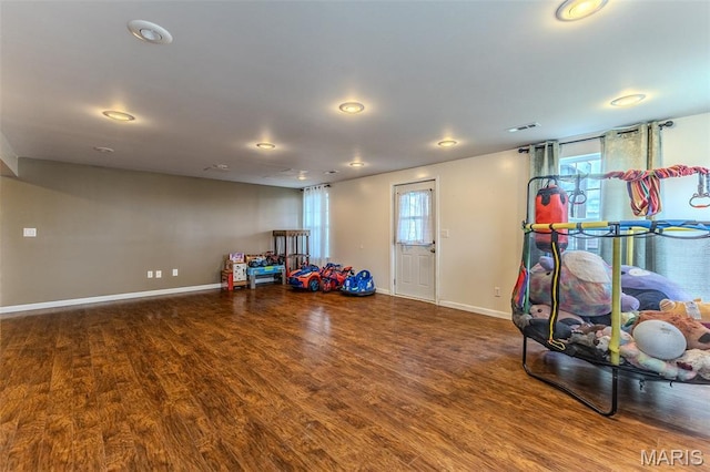 143 Lyle Curtis Cir, Waynesville, MO 65583 - playroom featuring wood finished floors, healthy amount of natural light, and recessed lighting