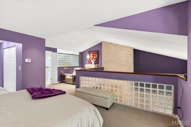 2 Tanewood Ct, Belleville, IL 62223 - carpeted bedroom with lofted ceiling