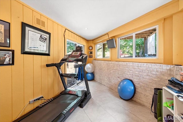 2 Tanewood Ct, Belleville, IL 62223 - workout area with light tile patterned floors