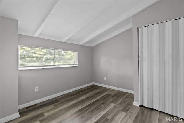 2826 Dawnview Dr, Florissant, MO 63031 - empty room with wood finished floors and baseboards