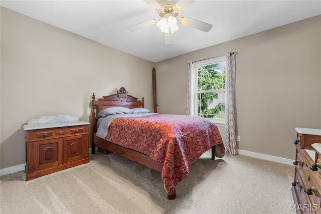 600 Emerald Meadows Ct, Saint Charles, MO 63304 - bedroom with light carpet and ceiling fan