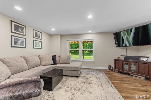 600 Emerald Meadows Ct, Saint Charles, MO 63304 - living area with wood finished floors and recessed lighting