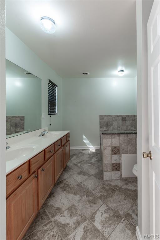 1409 Castle Mill Dr, Arnold, MO 63010 - bathroom featuring double vanity and toilet
