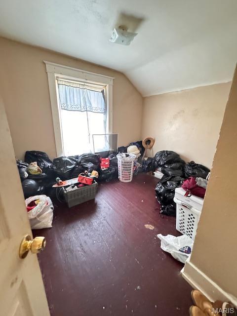 4202 Gano Ave, Saint Louis, MO 63107 - bonus room featuring lofted ceiling and wood finished floors