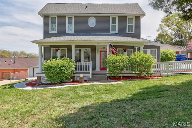 712 Maple St, Hillsboro, MO 63050 - view of front of property with a porch