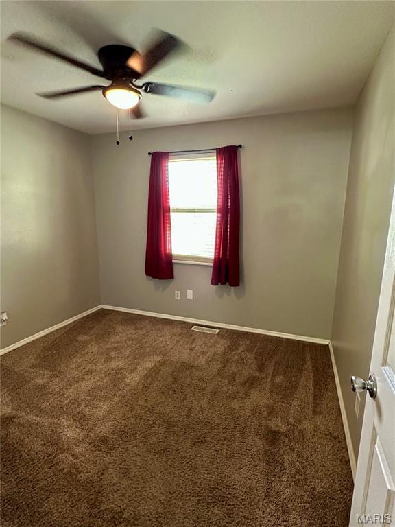 7 Oxbow Rd, Saint Peters, MO 63376 - carpeted spare room featuring ceiling fan and baseboards
