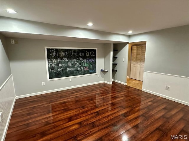 7 Oxbow Rd, Saint Peters, MO 63376 - empty room with wood finished floors and recessed lighting