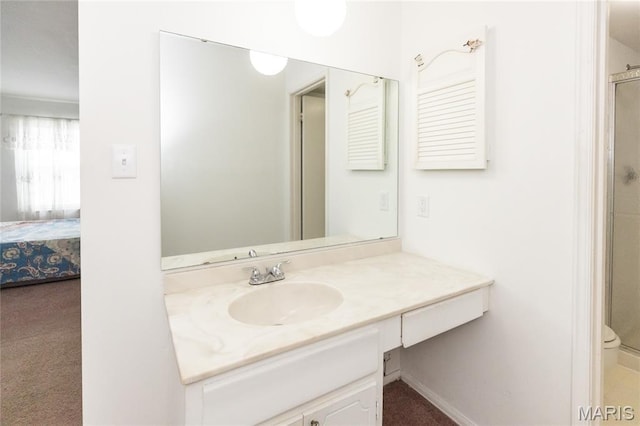 1675 Blue Ridge Dr Unit B, Lemay Township, MO 63125 - ensuite bathroom with vanity and an enclosed shower