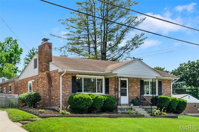 346 Madison Ave, Saint Louis, MO 63119 - view of front facade with a chimney and brick siding