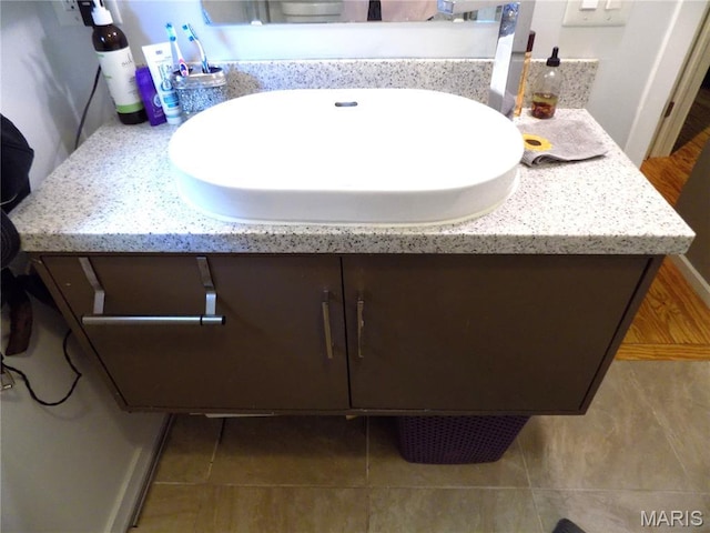 14875 County Road 2310, St James, MO 65559 - bathroom featuring vanity and tile patterned flooring