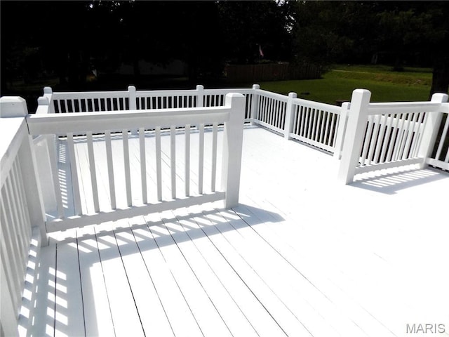 14875 County Road 2310, St James, MO 65559 - deck with a yard