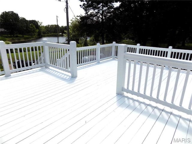 14875 County Road 2310, St James, MO 65559 - wooden terrace with view of scattered trees