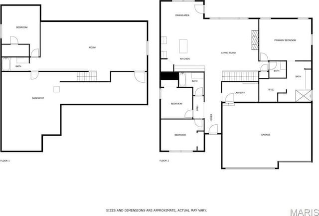 3131 Ashley Dr, Glen Carbon, IL 62034 - view of room layout