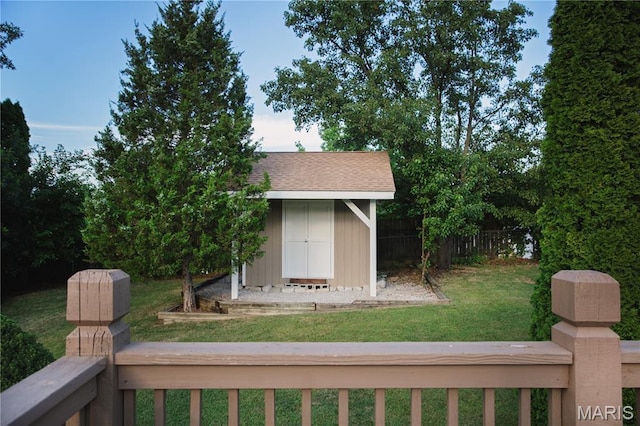 10 Marcus Dr, Saint Peters, MO 63376 - view of yard with a storage unit