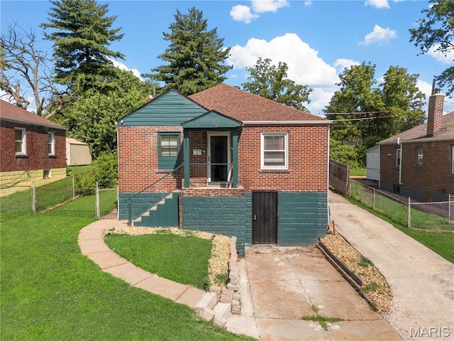 5211 Fletcher St, Jennings, MO 63136 - bungalow with brick siding and roof with shingles