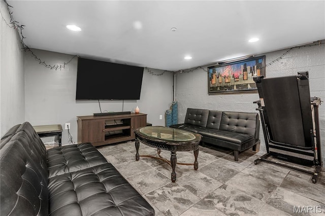 5211 Fletcher St, Jennings, MO 63136 - living area with recessed lighting