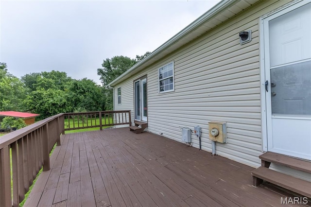 136 County Road 4415, Poplar Bluff, MO 63901 - view of wooden terrace