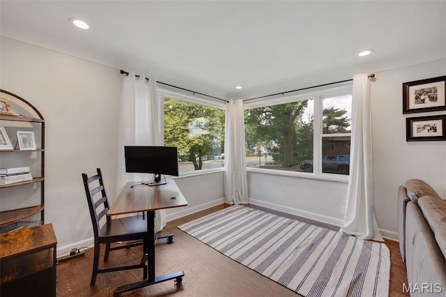 7700 Weil Ave, Saint Louis, MO 63119 - office space featuring wood finished floors and recessed lighting