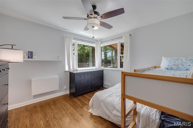 7700 Weil Ave, Saint Louis, MO 63119 - bedroom featuring wood finished floors and ceiling fan