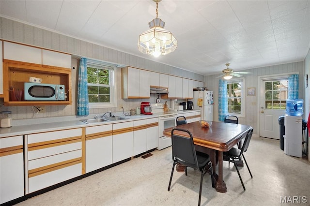 204 E Jefferson St, Potosi, MO 63664 - dining space featuring healthy amount of natural light, a chandelier, and light flooring