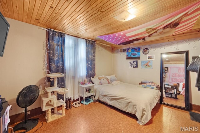 204 E Jefferson St, Potosi, MO 63664 - bedroom with wooden ceiling