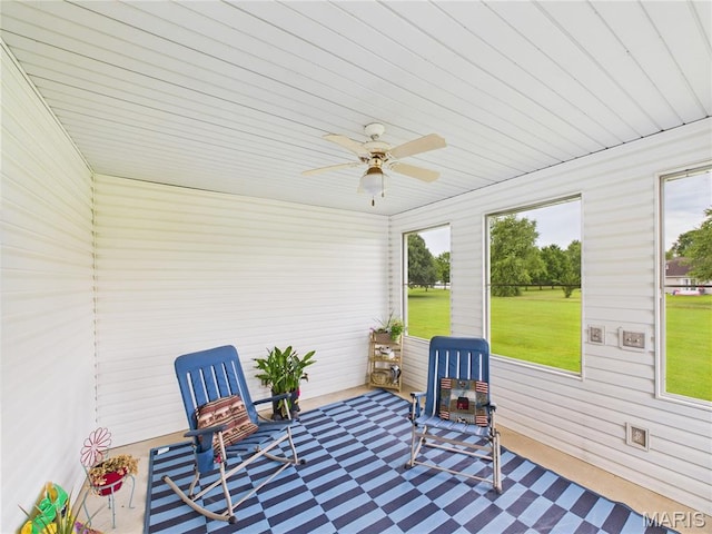1110 State Highway Ad, Dexter, MO 63841 - sunroom / solarium with a ceiling fan